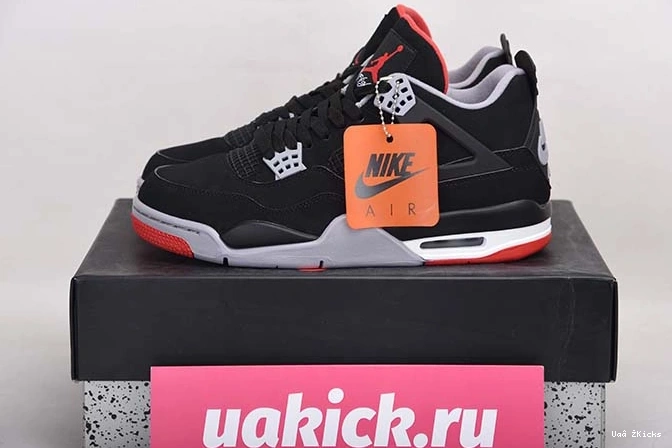 - 599 Bred Black  308497-060 (2019) Jordan 4 Cement Popular 0704